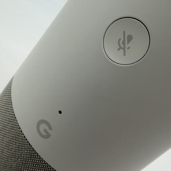 Google Home Max Smart Speaker Chalk White - Missing Power Cord - Picture 3 of 5